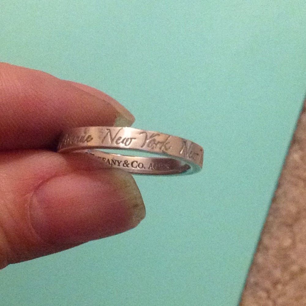 Tiffany and Company notes ring